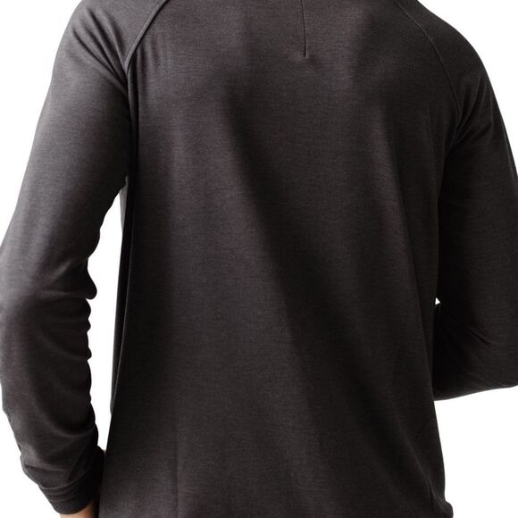 Cozy earth Ultrasoft Crewneck LS Sweatshirt charcoal size Large NWT in packag - Picture 4 of 8